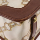LOUIS VUITTON Charm Cabas Bron Hand Bag Brown White M95157 LV Auth 167784A-18