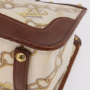 LOUIS VUITTON Charm Cabas Bron Hand Bag Brown White M95157 LV Auth 167784A-19