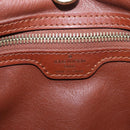 LOUIS VUITTON Charm Cabas Bron Hand Bag Brown White M95157 LV Auth 167784A-21