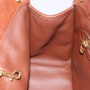 LOUIS VUITTON Charm Cabas Bron Hand Bag Brown White M95157 LV Auth 167784A-23