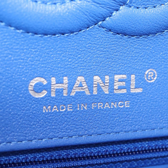 CHANEL Chain Matelasse 25 Shoulder Bag Calf Skin Rainbow CC Auth 167787SM