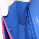 CHANEL Chain Matelasse 25 Shoulder Bag Calf Skin Rainbow CC Auth 167787SM-26
