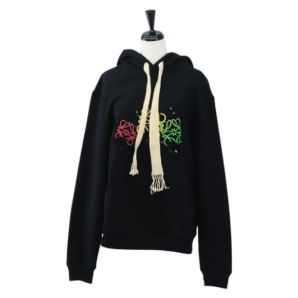 LOEWE Susuwatari Spirited Away Long Sleeve Hoodie Cotton M Black Auth 167788M