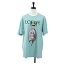 LOEWE Baby Mouse Flybird Spirited Away T Shirt Cotton XS Mint Green Auth 167790M-1