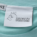 LOEWE Baby Mouse Flybird Spirited Away T Shirt Cotton XS Mint Green Auth 167790M-14