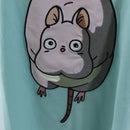 LOEWE Baby Mouse Flybird Spirited Away T Shirt Cotton XS Mint Green Auth 167790M-8