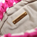 Miu Miu Shoulder Bag Nylon Pink Gold Auth 167795A-25