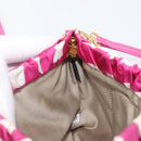 Miu Miu Shoulder Bag Nylon Pink Gold Auth 167795A-27