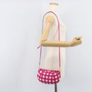 Miu Miu Shoulder Bag Nylon Pink Gold Auth 167795A-29