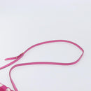 Miu Miu Shoulder Bag Nylon Pink Gold Auth 167795A-14
