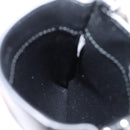 Miu Miu Shoulder Bag Leather Black Silver Auth 167796A-23