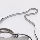 Miu Miu Hand Bag Leather 2way Silver Auth 167797A-12
