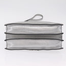 Miu Miu Hand Bag Leather 2way Silver Auth 167797A-15