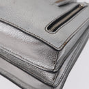 Miu Miu Hand Bag Leather 2way Silver Auth 167797A-19