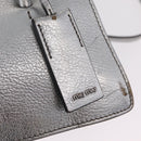 Miu Miu Hand Bag Leather 2way Silver Auth 167797A-22