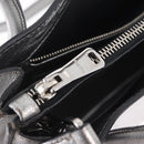 Miu Miu Hand Bag Leather 2way Silver Auth 167797A-34
