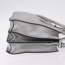 Miu Miu Hand Bag Leather 2way Silver Auth 167797A-5