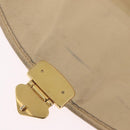 Miu Miu Hand Bag Leather 2way Beige Gold Auth 167799-26