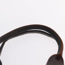 Miu Miu Hand Bag Leather 2way Brown Silver Auth 167800-8