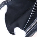 LOEWE Anagram Zippy Wallet Leather Silver Rainbow Auth 167801-16