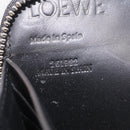 LOEWE Anagram Zippy Wallet Leather Silver Rainbow Auth 167801-22