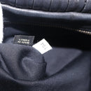 Miu Miu Hand Bag Leather 2way Black Gold Auth 167802M-25