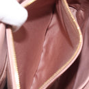 Miu Miu Matelasse Hand Bag Leather 2way Pink Gold Auth 167803M-29