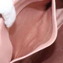 Miu Miu Matelasse Hand Bag Leather 2way Pink Gold Auth 167803M-31