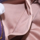 Miu Miu Hand Bag Leather 2way Purple Gold Auth 167804M-32