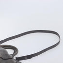 Miu Miu Hand Bag Leather 2way Gray Silver Auth 167807M-10
