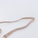 Miu Miu Hand Bag Leather 2way Pink Gold Auth 167808M-11