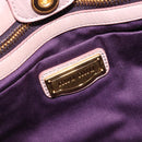 Miu Miu Hand Bag Leather 2way Pink Gold Auth 167808M-22