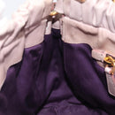 Miu Miu Hand Bag Leather 2way Pink Gold Auth 167808M-25