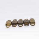 LOUIS VUITTON Padlock Metal 10 Set Gold Tone LV Auth 167809-5