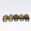 LOUIS VUITTON Padlock Metal 10 Set Gold Tone LV Auth 167809-7