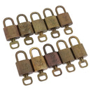LOUIS VUITTON Padlock Metal 10 Set Gold Tone LV Auth 167811-1