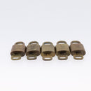 LOUIS VUITTON Padlock Metal 10 Set Gold Tone LV Auth 167811-4