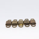 LOUIS VUITTON Padlock Metal 10 Set Gold Tone LV Auth 167811-5