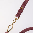 Miu Miu Hand Bag Leather 2way Pink Gold Auth 167814M-14