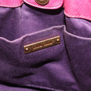 Miu Miu Hand Bag Leather 2way Pink Gold Auth 167814M-23