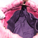 Miu Miu Hand Bag Leather 2way Pink Gold Auth 167814M-26