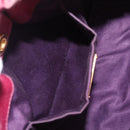 Miu Miu Hand Bag Leather 2way Pink Gold Auth 167814M-27