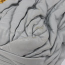 Miu Miu Hand Bag Leather 2way Gray Gold Auth 167815A-15