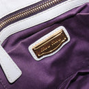 Miu Miu Hand Bag Leather 2way Gray Gold Auth 167815A-30