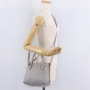 Miu Miu Hand Bag Leather 2way Gray Gold Auth 167817A-35