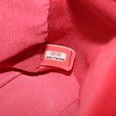 CHANEL Matelasse25 Hand Bag Lamb Skin 2way Red Gold CC Auth 167820SAM-29