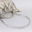 Miu Miu Hand Bag Leather 2way Silver Gold Auth 167822A-10