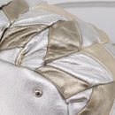 Miu Miu Hand Bag Leather 2way Silver Gold Auth 167822A-17