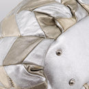 Miu Miu Hand Bag Leather 2way Silver Gold Auth 167822A-16