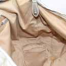 Miu Miu Hand Bag Leather 2way Silver Gold Auth 167822A-25